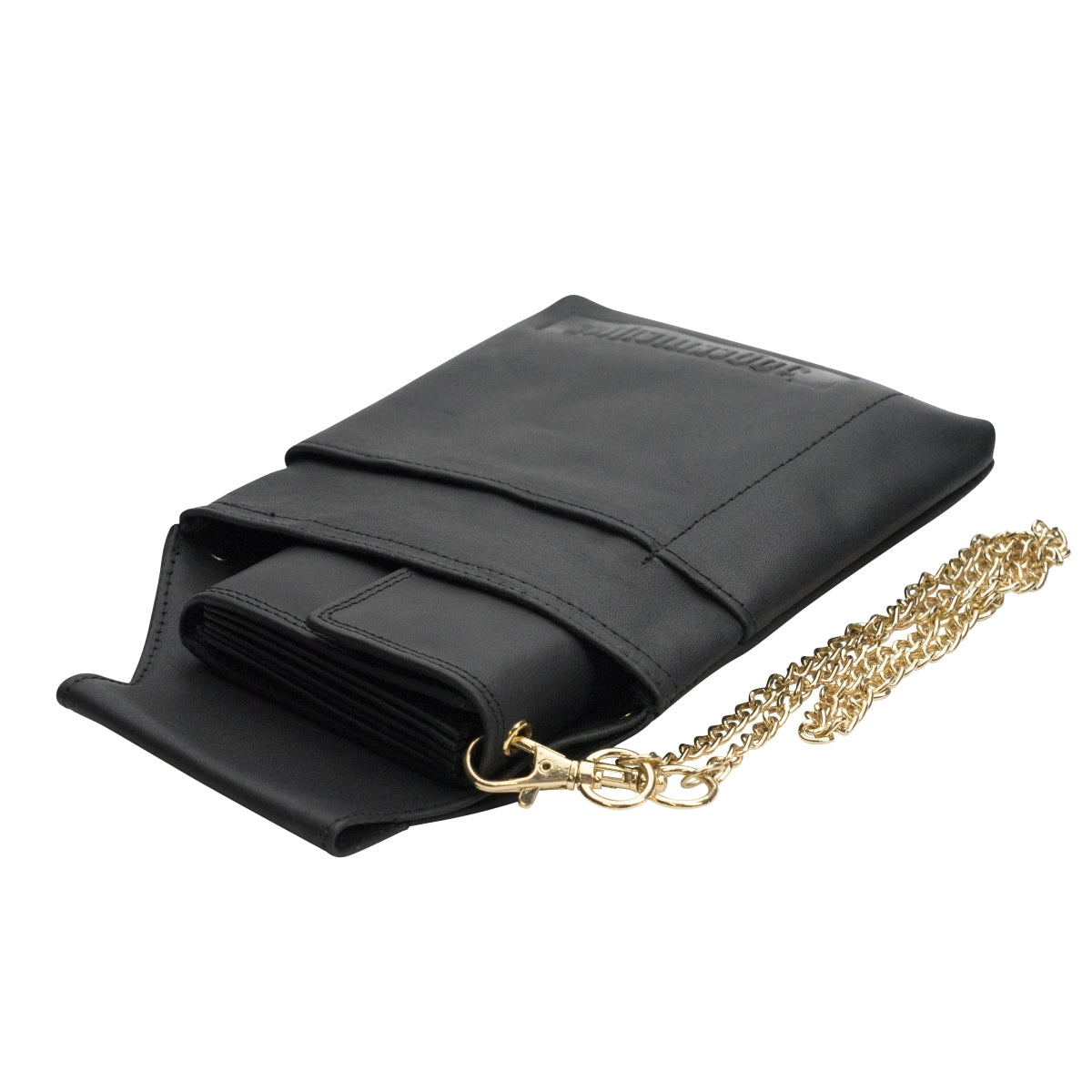 Jägermeister waiter's purse wallet holster belt clip gold chain catering – View 3