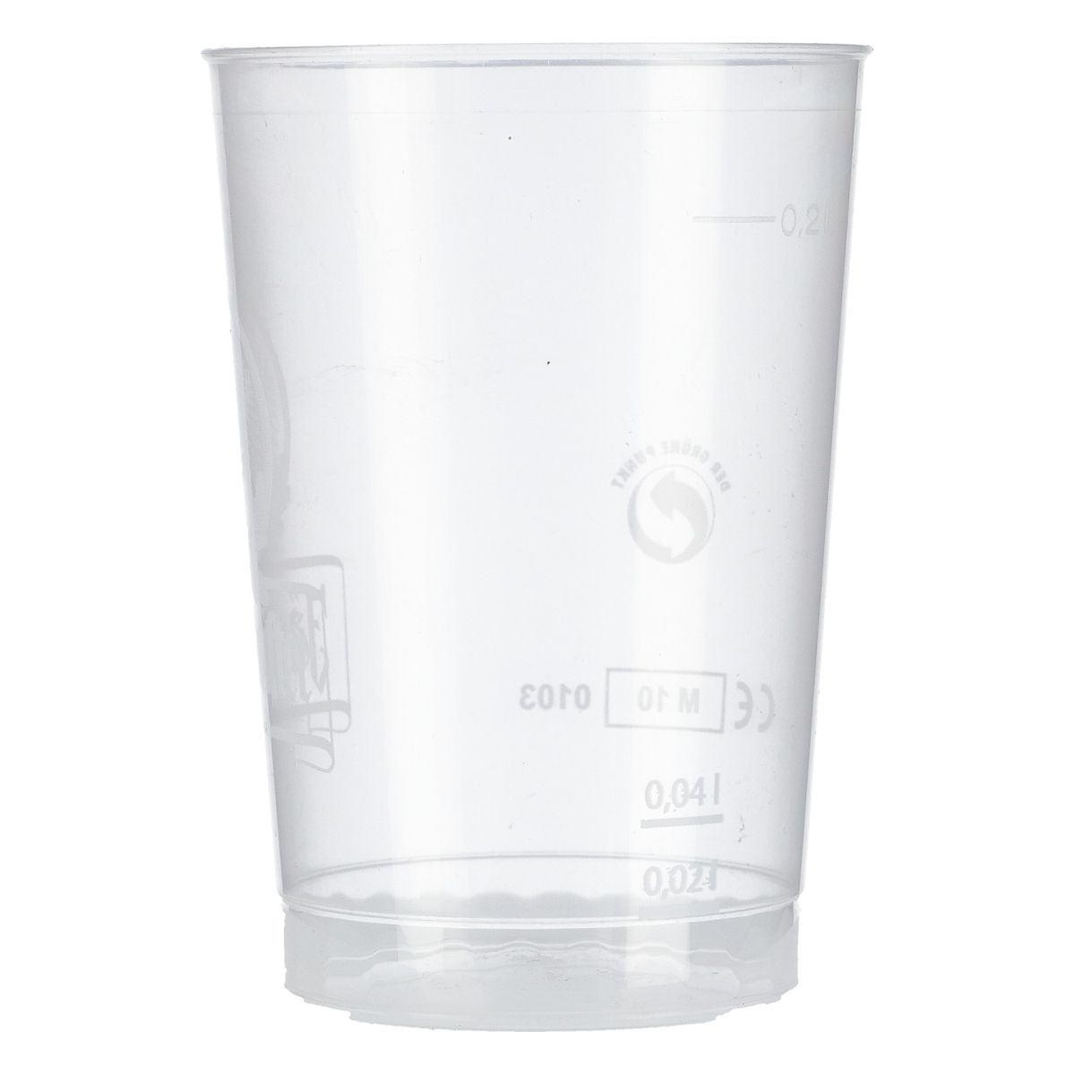 Jägermeister plastic glass 0.2 l reusable plastic long drink beer cup glasses – View 2