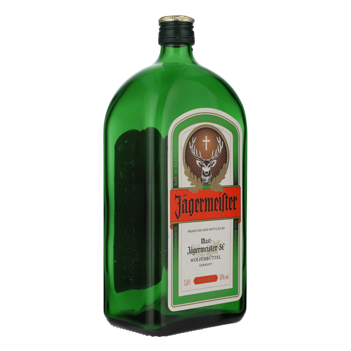 Jägermeister liqueur real glass display bottle 1l display bottle decorative bottle shop window – View 2