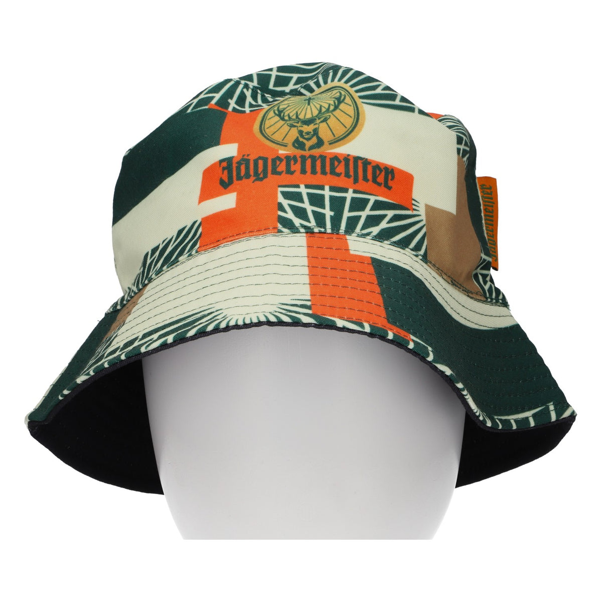 Jägermeister Liqueur Fisherman's Hat, One Size, Reversible Hat, New, Blended Fabric, Green