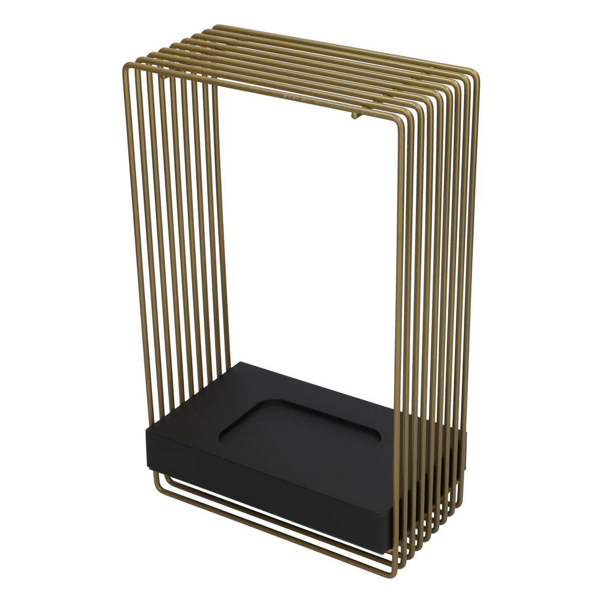 Jägermeister liqueur bottle holder, aluminum cage, plastic base, 0.7-1l bottle – View 5