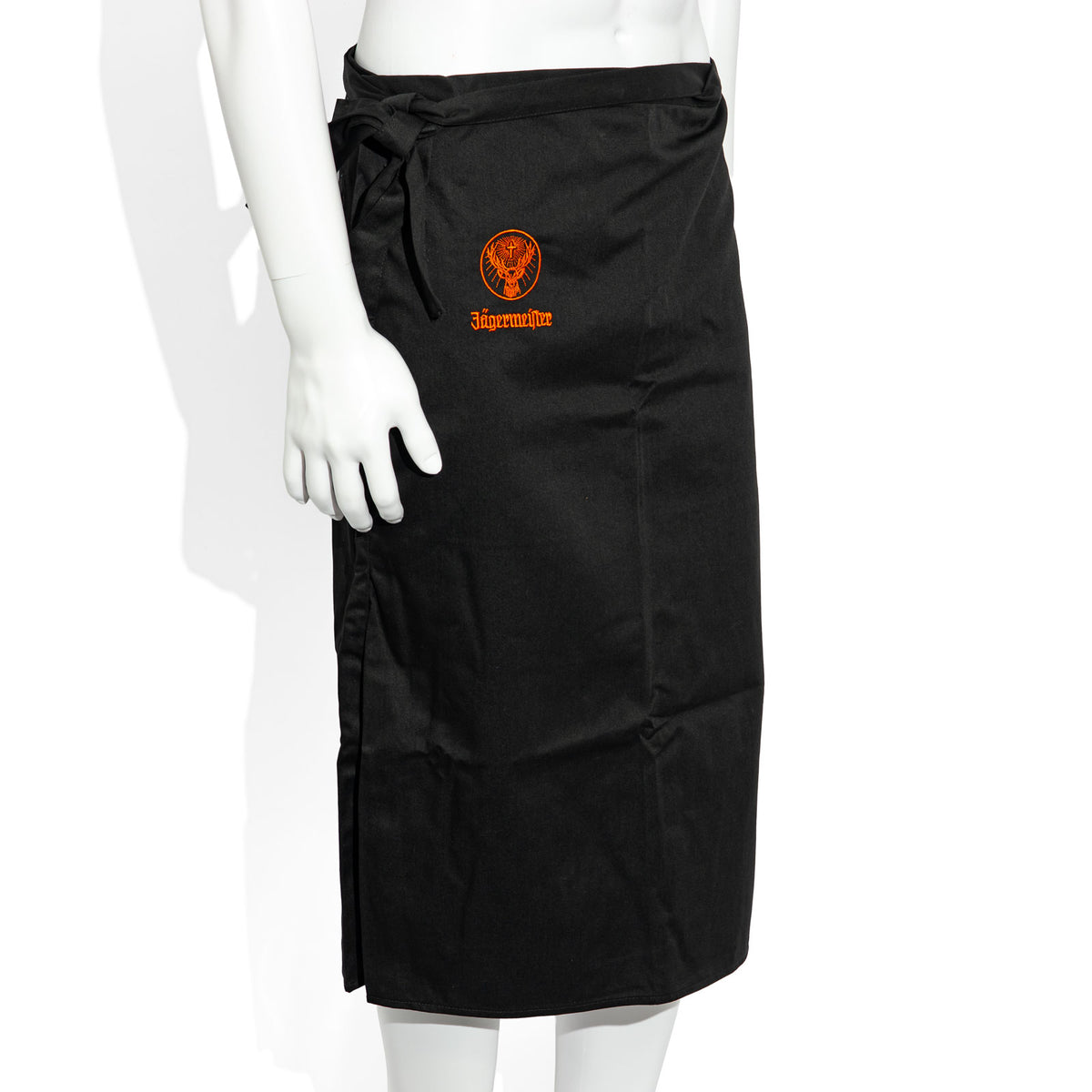 Jägermeister Liqueur Glass Bistro Apron with Logo, Long, Blended Fabric Apron – View 2