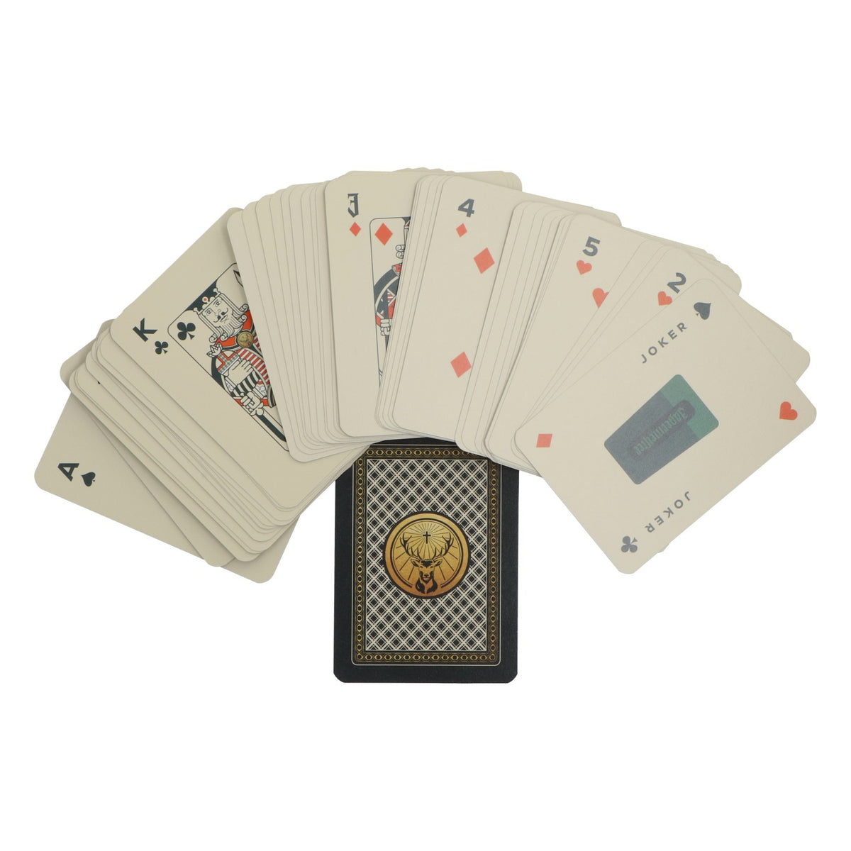 Jägermeister Liqueur, 54-Card Poker Deck "Your Game / Your Rules" Card – View 2