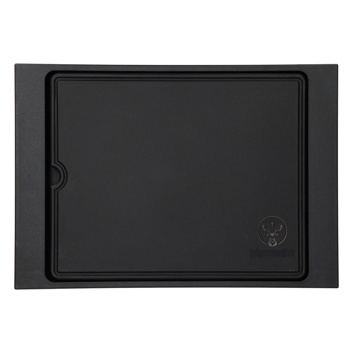 Jägermeister Liqueur Cutting Board, 2-piece, Black with Orange Base, Solid – View 5