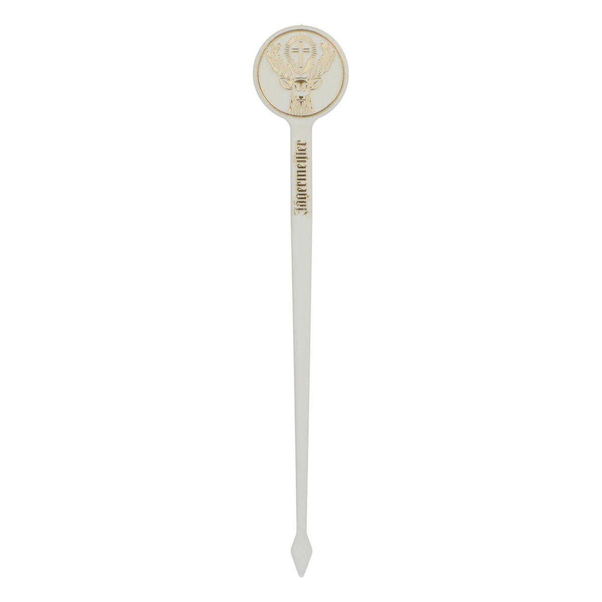 Jägermeister Liqueur Stirrer Stirring Stick Bar Accessories Stirrer White Gold Logo
