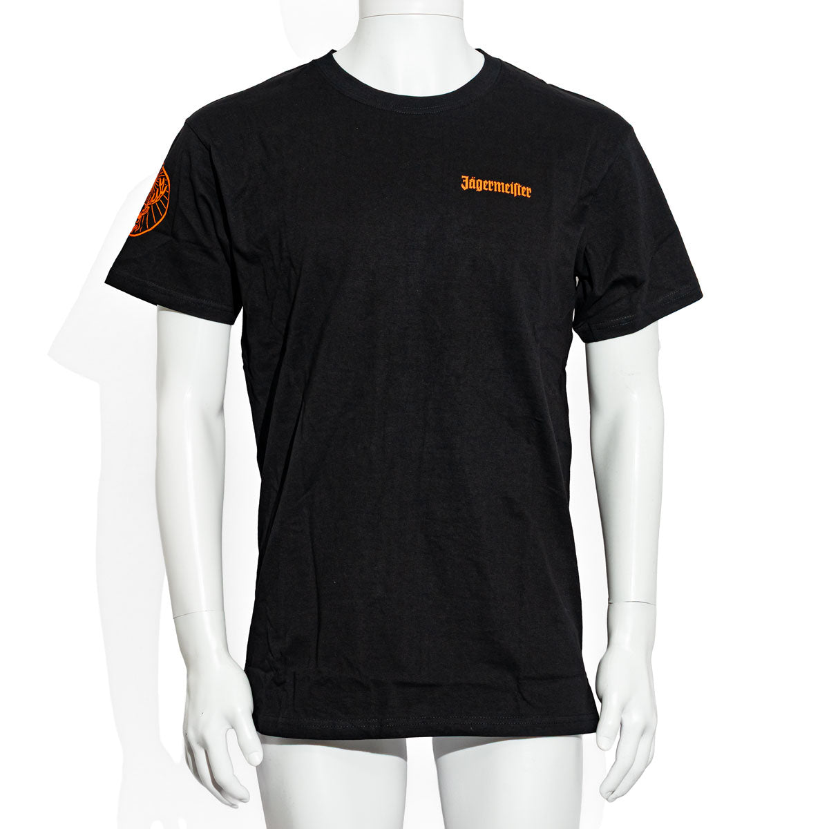 Jägermeister Liqueur T-Shirt Event Shirt Logo Orange Chest Size L