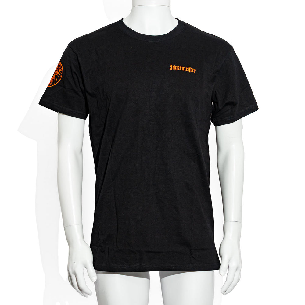 Jägermeister Liqueur T-Shirt Event Shirt Logo Orange Chest Size L
