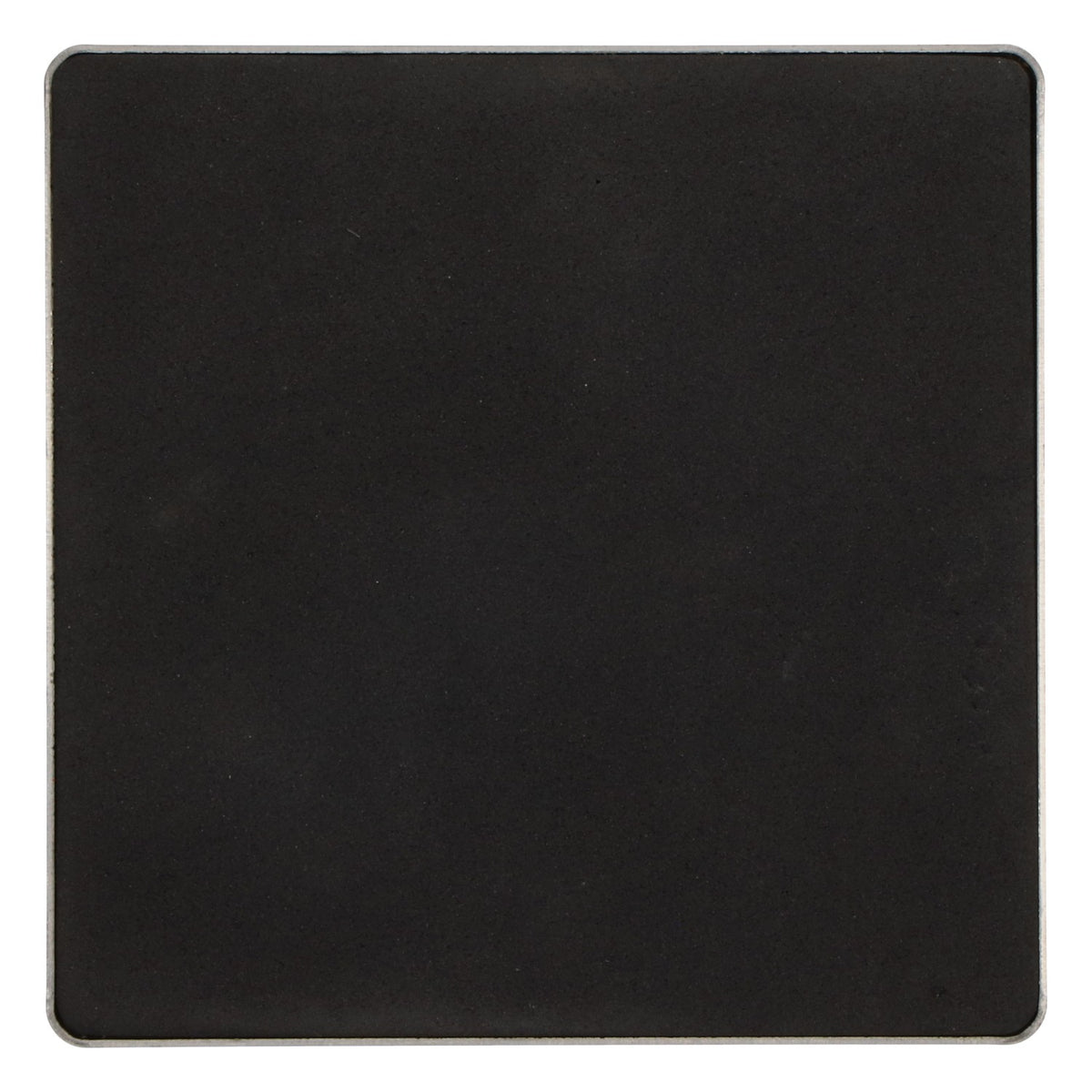 Jägermeister Metal Glass Coaster, 9.7 cm, Silver Logo, Felt Bottom, Bar Accessories – View 2