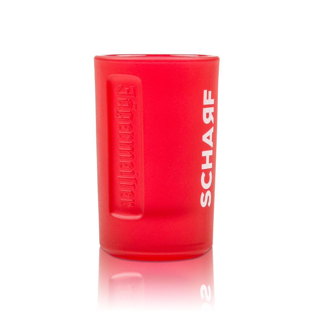 6x Jägermeister Scharf Hot Ginger liqueur glasses 2cl - Red shot glasses special edition – View 2