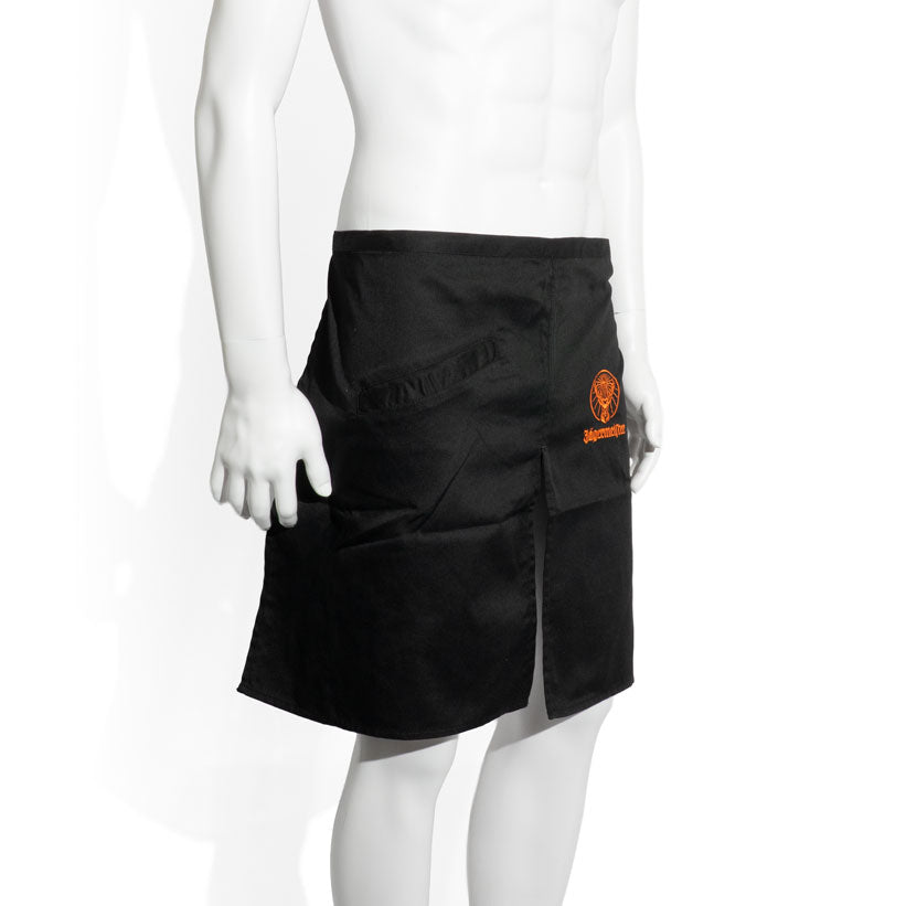 Jägermeister Apron Bistro Short Black Walking slit Inner pocket approx. 48 cm – View 2