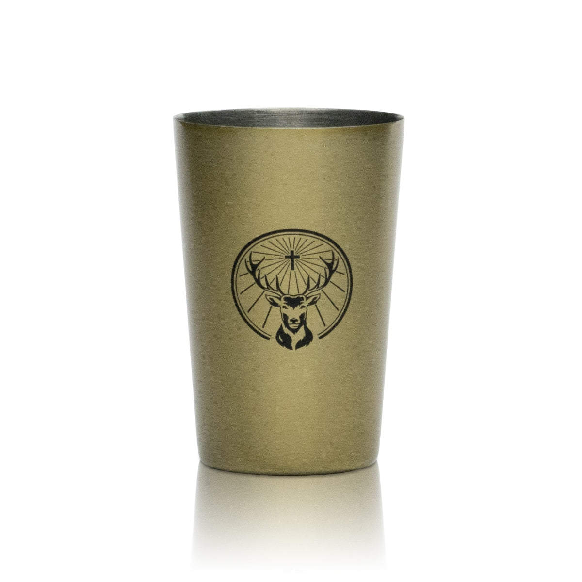 6x Jägermeister shot glass 4cl shot cup gold rare glasses gastro liqueur – View 2