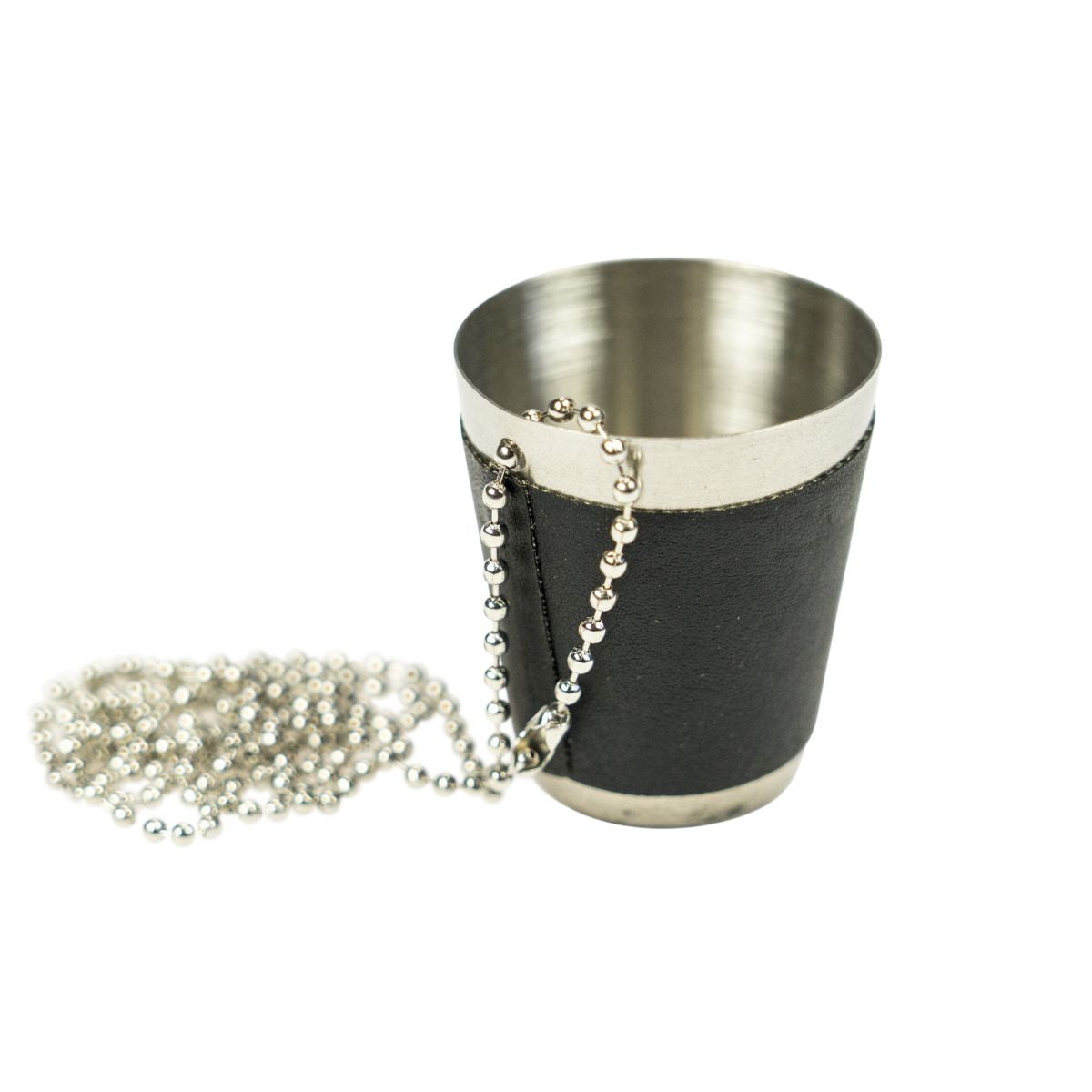 Jägermeister Shot Glass Metal Mug 2cl With Chain for Hanging Around the Neck Herbal Liqueur Shot – View 2