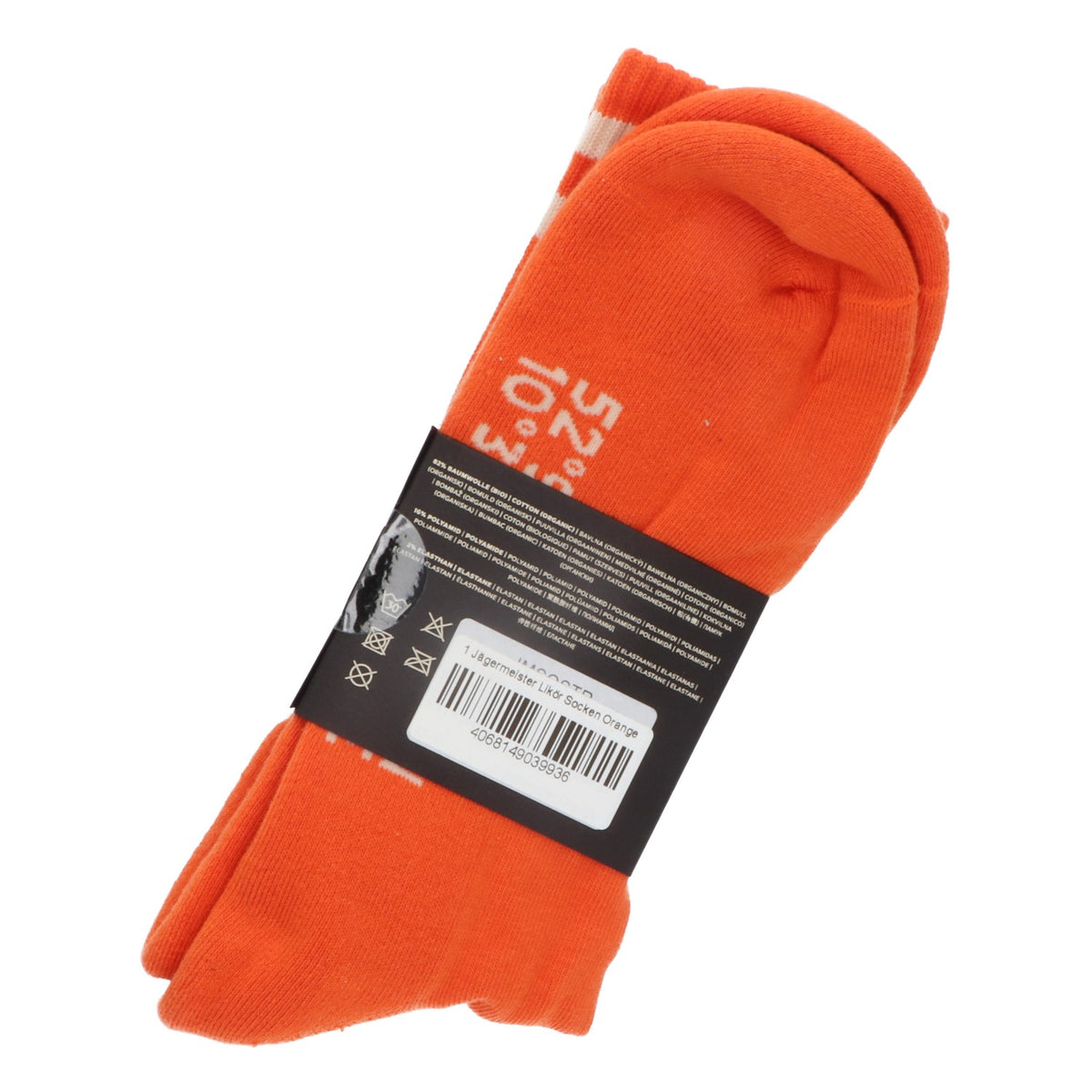 Jägermeister socks socks Orange Stripes size 42-46 Crew Merchandise textile – View 4