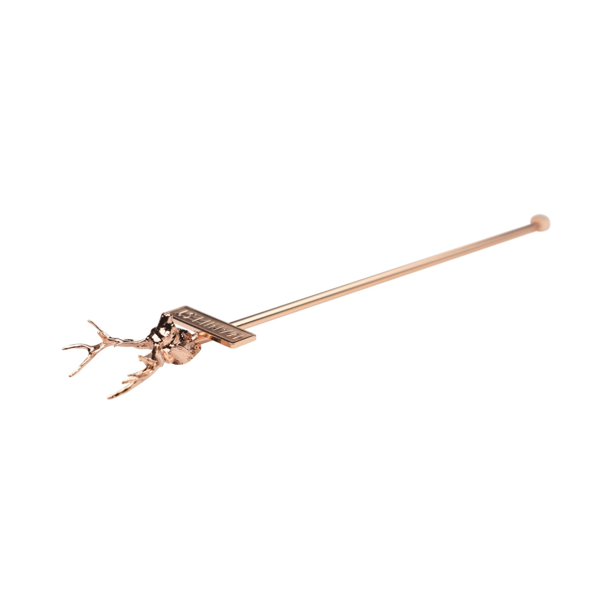 Jägermeister Stirrer Copper Deer Head Manifesto Cocktail Stick Long Drink Stirrer – View 6