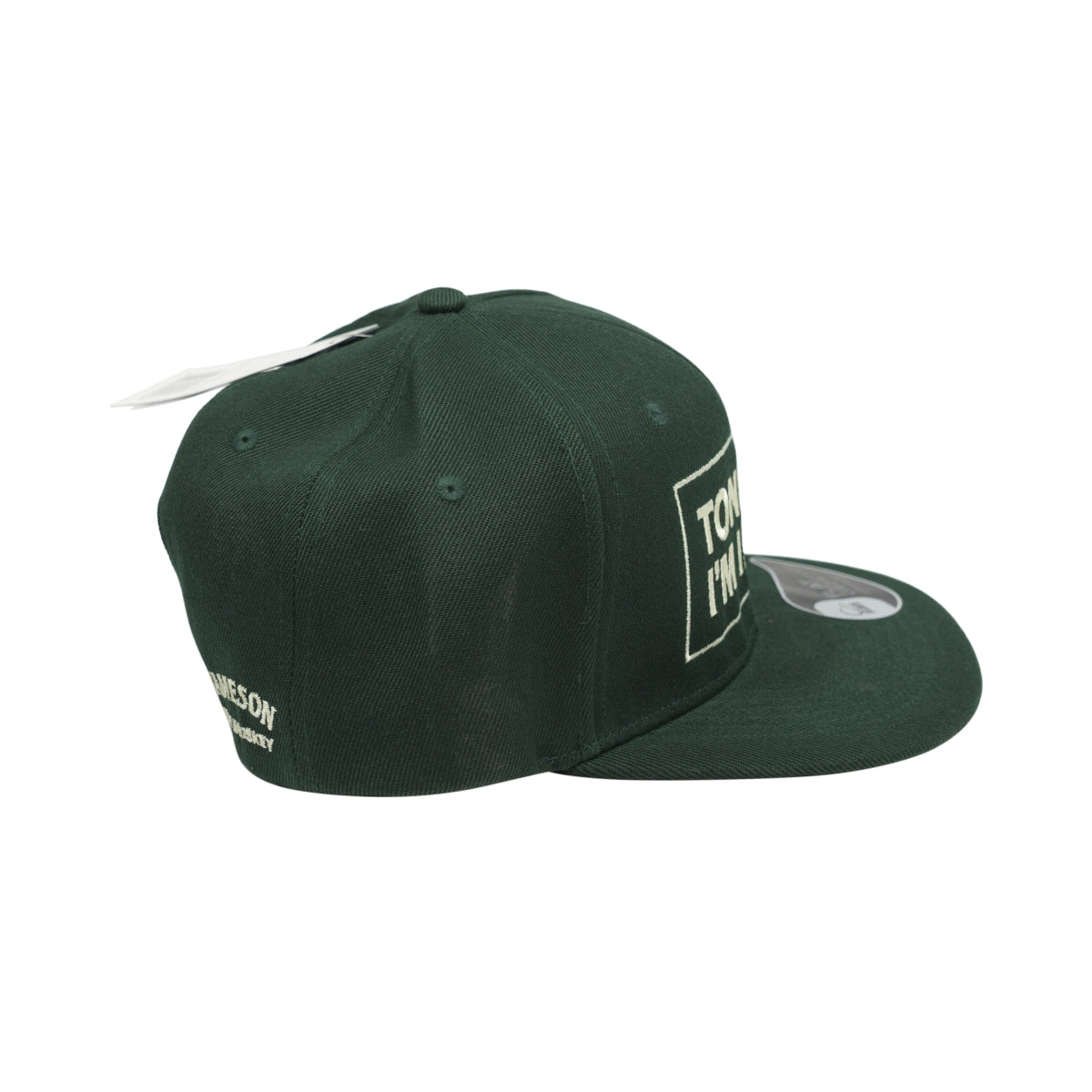 Jameson Whiskey Cap Snapback Green "Tonight I'm Irish" Cap Hat – View 3