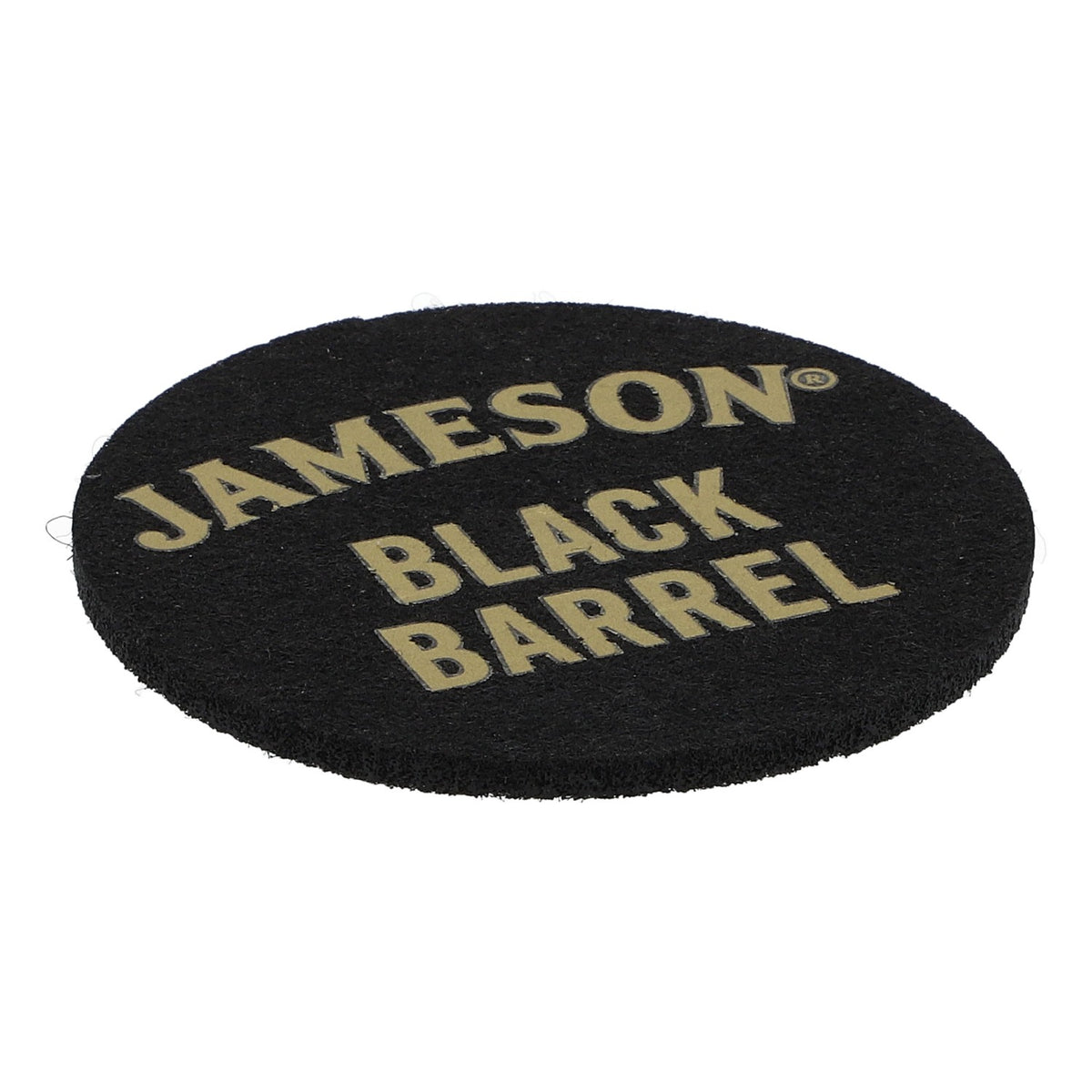 Jameson Whiskey Felt Coaster Glass Coaster Black 6.2 cm Diameter "Jameson Black Barrel"