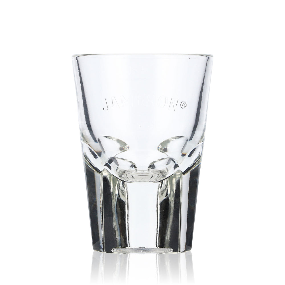 Jameson Whiskey Glass Shot Glass Stamper Short 2cl/4cl Relief Triangular Base