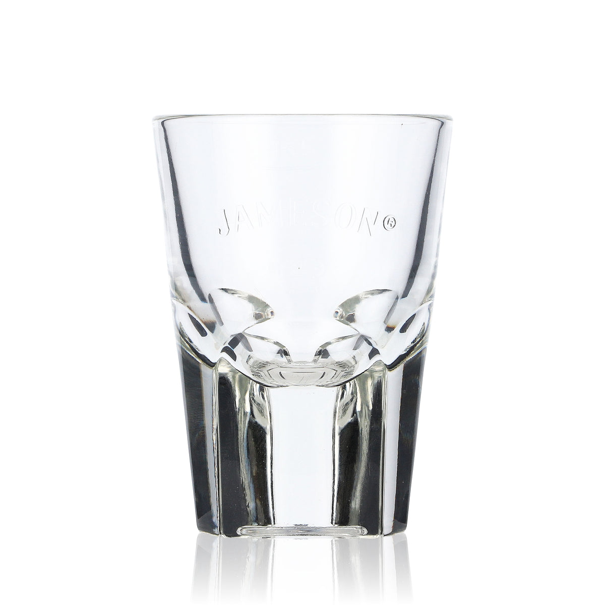 Jameson Whiskey Glass Shot Glass Stamper Short 2cl/4cl Relief Triangular Base
