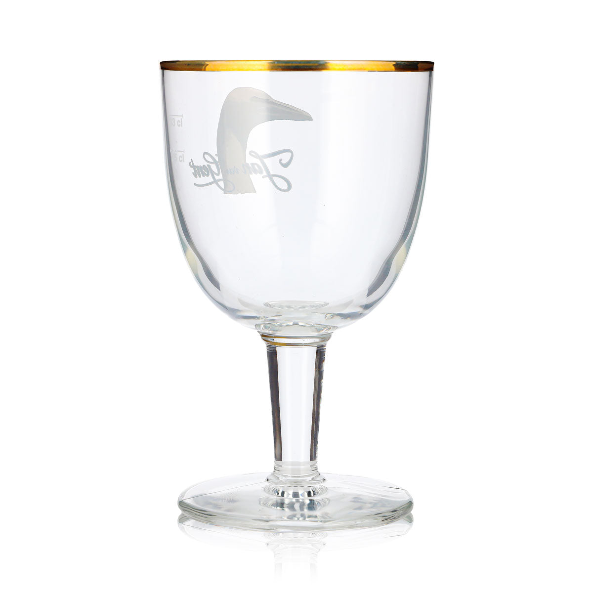 Jan van Gent Beer Glass, 0.33 L, Goblet with Golden Rim – View 4