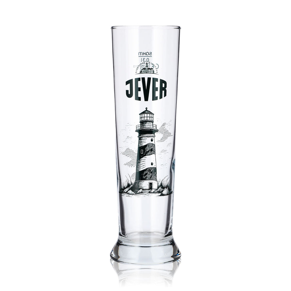 Jever Beer Glass 0.3 L Wheat Beer Glass Leuchtturm Sahm Wheat Beer Glass Hefeweizen Glass