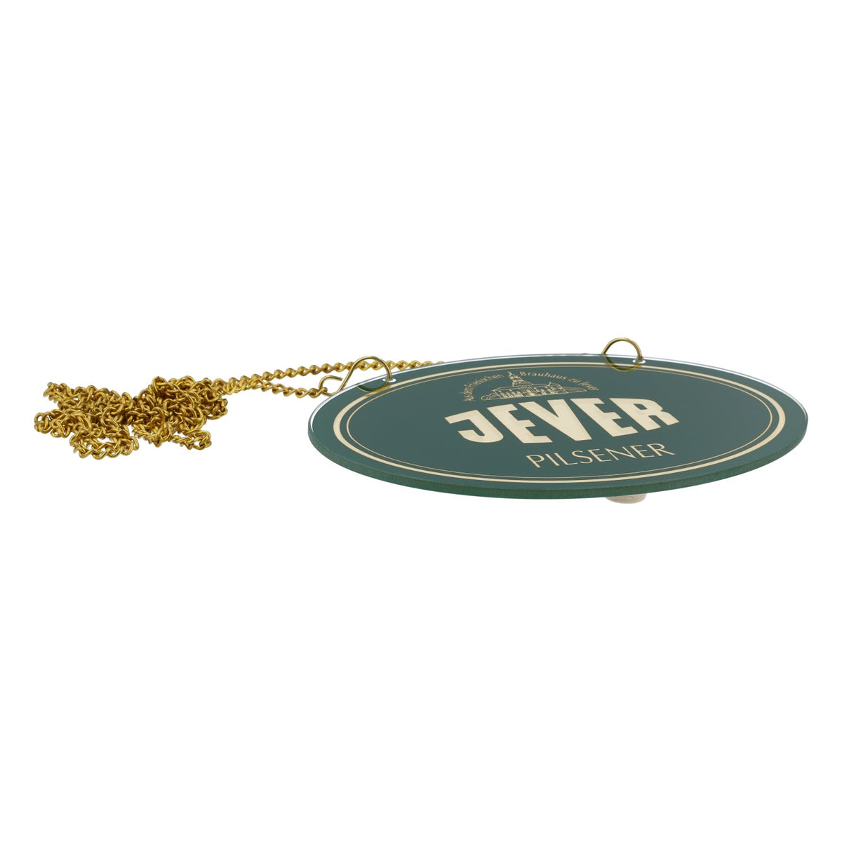 Jever Pilsener Plastic Tap Sign with Chain – Bar Decor – Beer – View 3