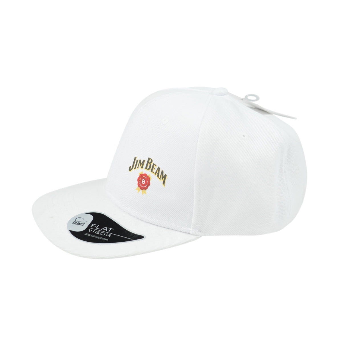 Jim Beam Cap Snapback White Adjustable Unisex Whiskey Bourbon