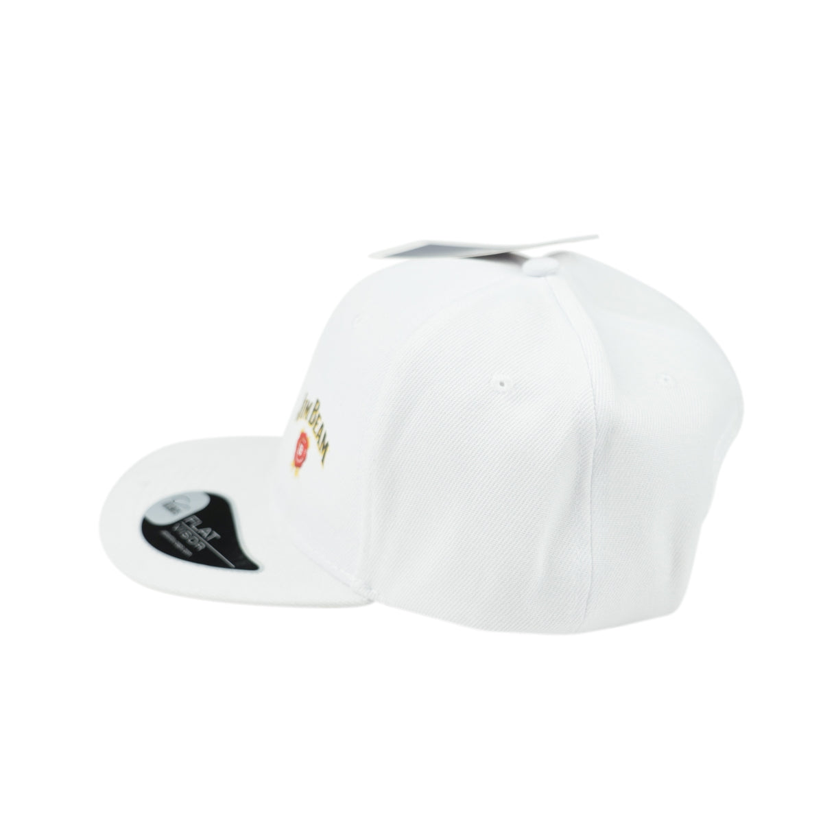 Jim Beam Cap Snapback White Adjustable Unisex Whiskey Bourbon – View 3
