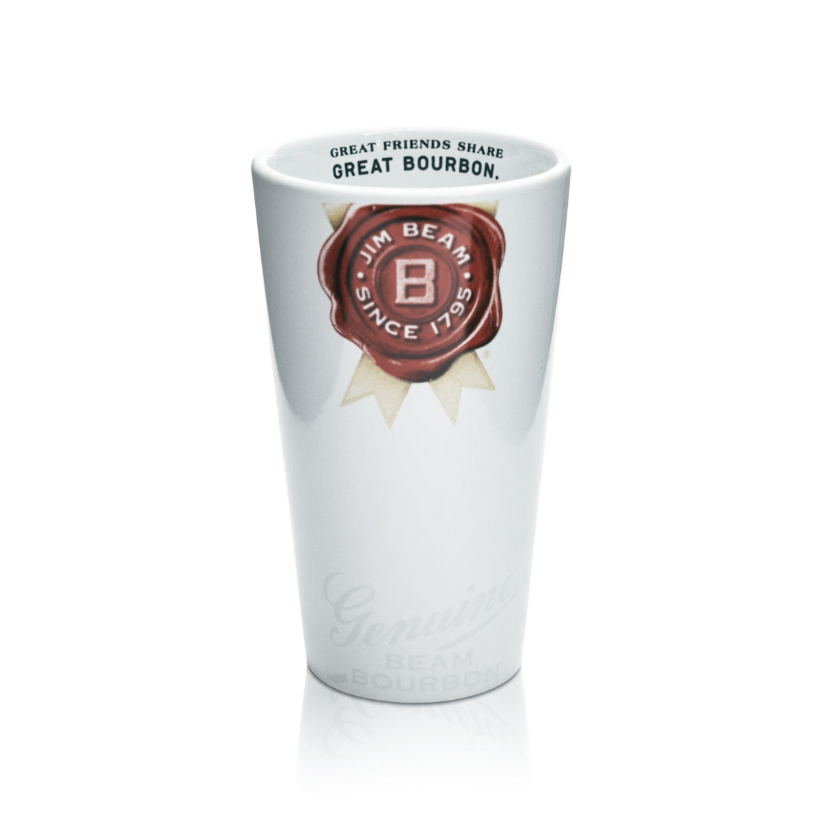 6x Jim Beam ceramic mug set, 0.4 l – earthenware mug without handle for whiskey, long drinks, and hot beverages – View 4
