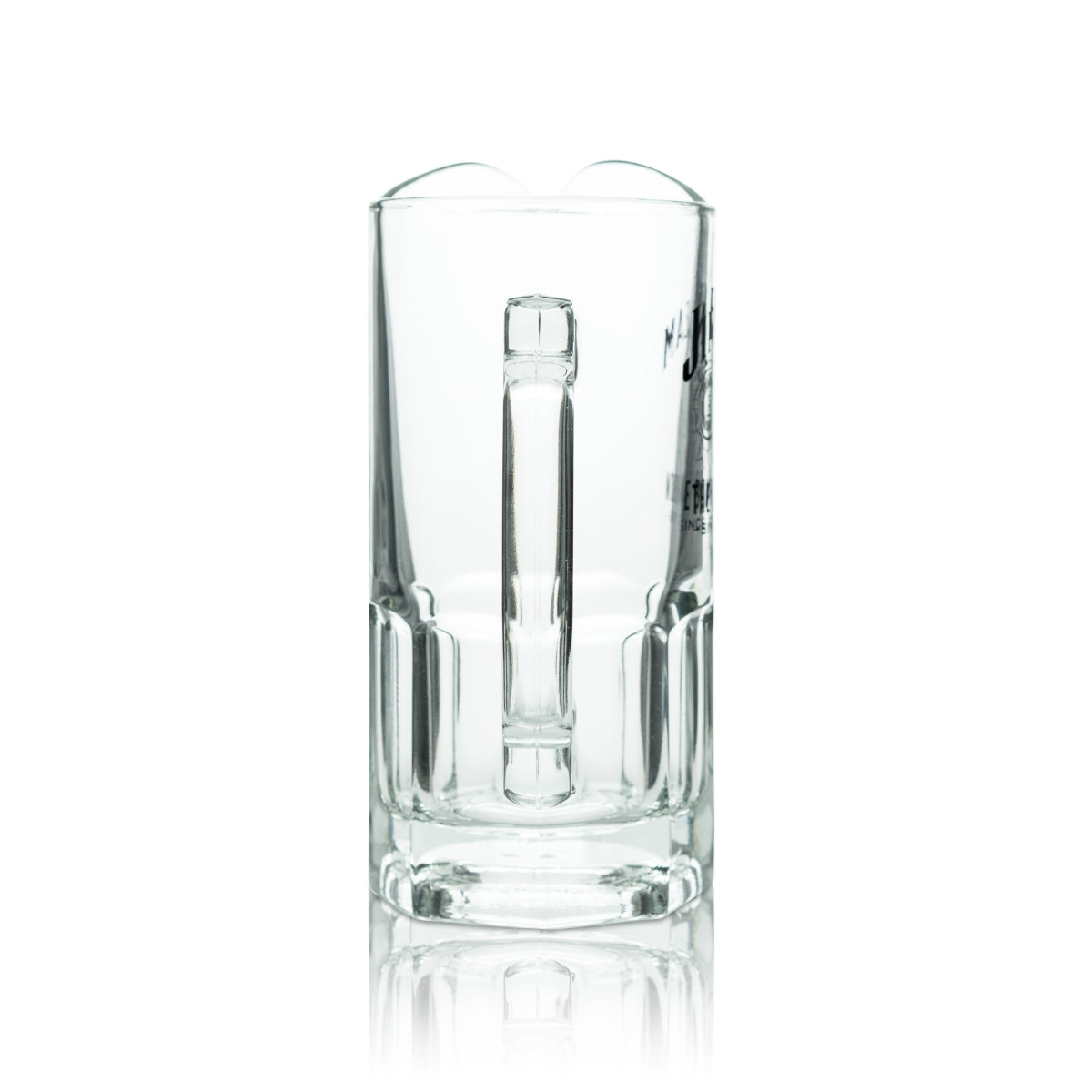 Jim Beam Pitcher 1l Whiskey Glass Carafe Jug Contoured Glass Handle Mug Gastro – View 4
