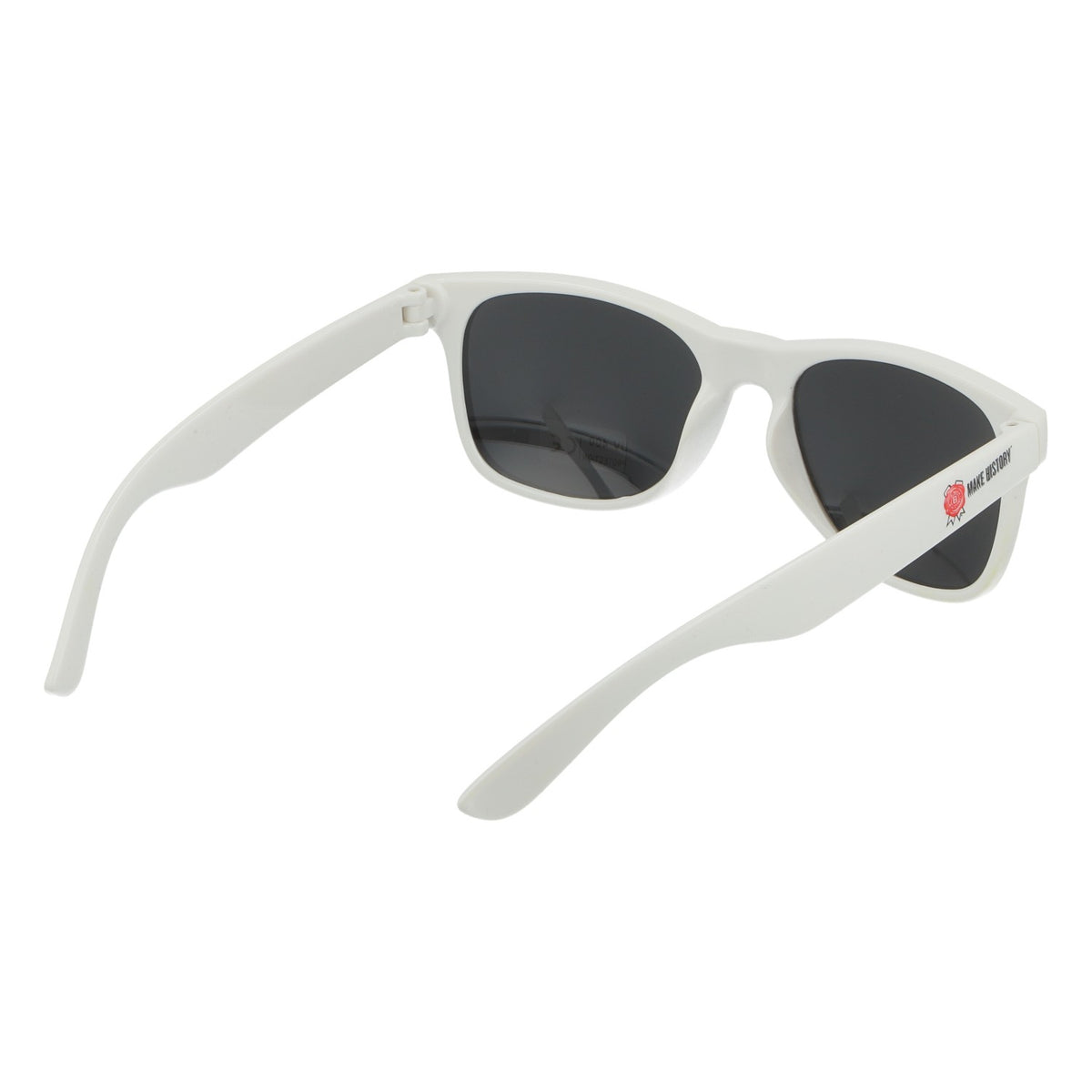 Jim Beam Sunglasses, White, UV 400, Mirrored Lenses, Wayfarer Style, Fan Item – View 4