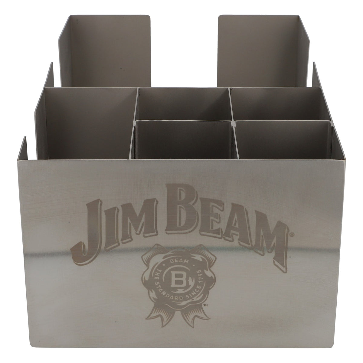 Jim Beam Whiskey Barcaddy Bar Accessories Bar Helper Bar Party Glorifier Silver – View 6