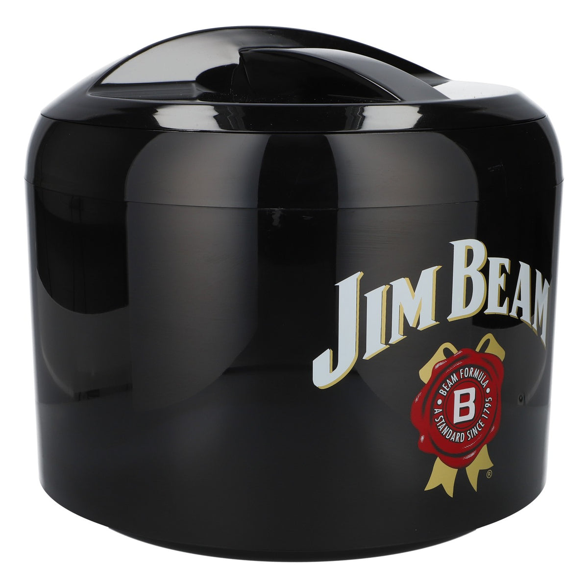 Jim Beam Whiskey Acrylic Cooler Ice Cube Tray Ice Box Icecube Round Black – View 2