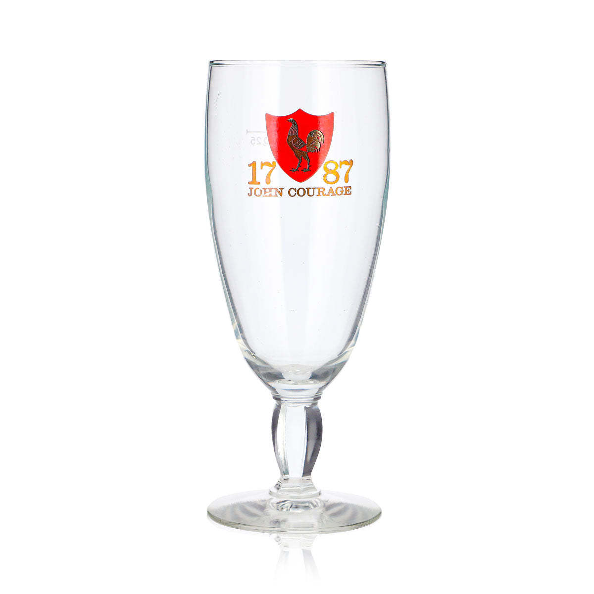 John Courage Beer Glass, 0.25 L, "1787" Durobor Goblet – View 2