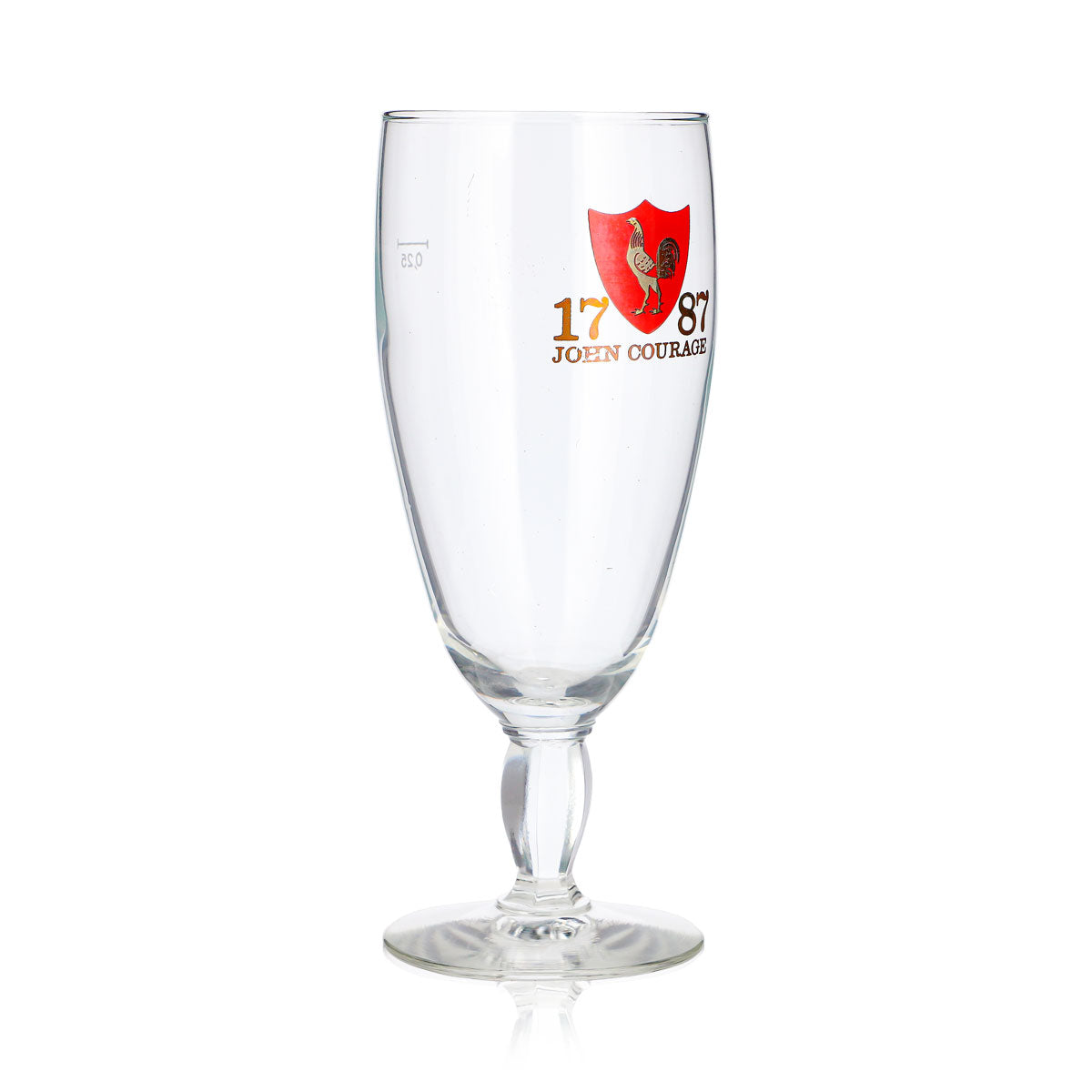 John Courage Beer Glass, 0.25 L, "1787" Durobor Goblet – View 3