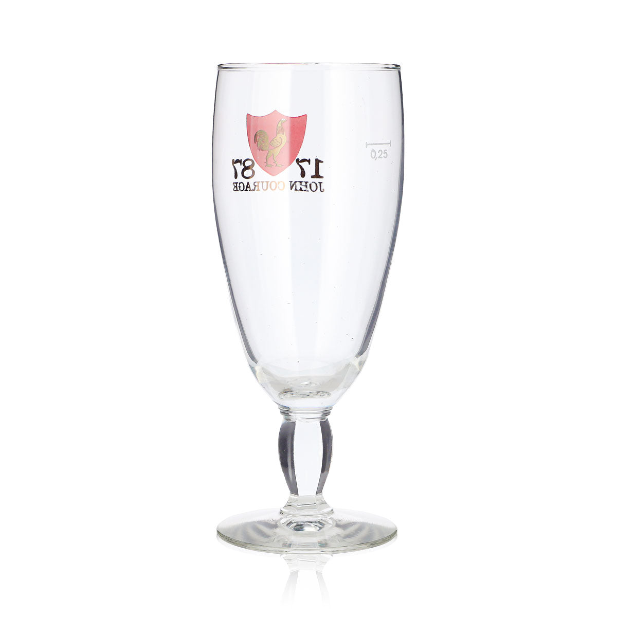 John Courage Beer Glass, 0.25 L, "1787" Durobor Goblet – View 4