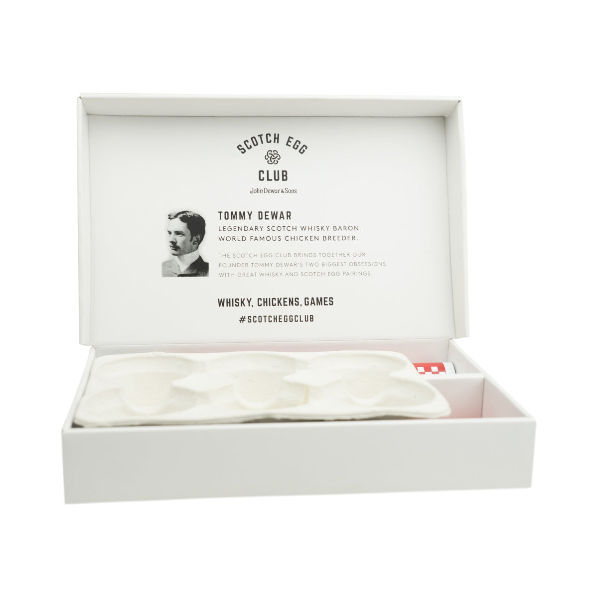 John Dewar & Sons Game Set Chicken Bingo Egg Carton Chicken Game Drink Whiskey – View 2
