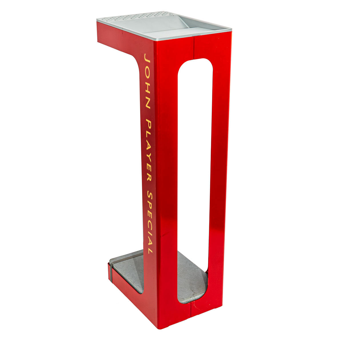 John Player Cigarettes Stand Ashtray Outdoor Metal Red – View 4