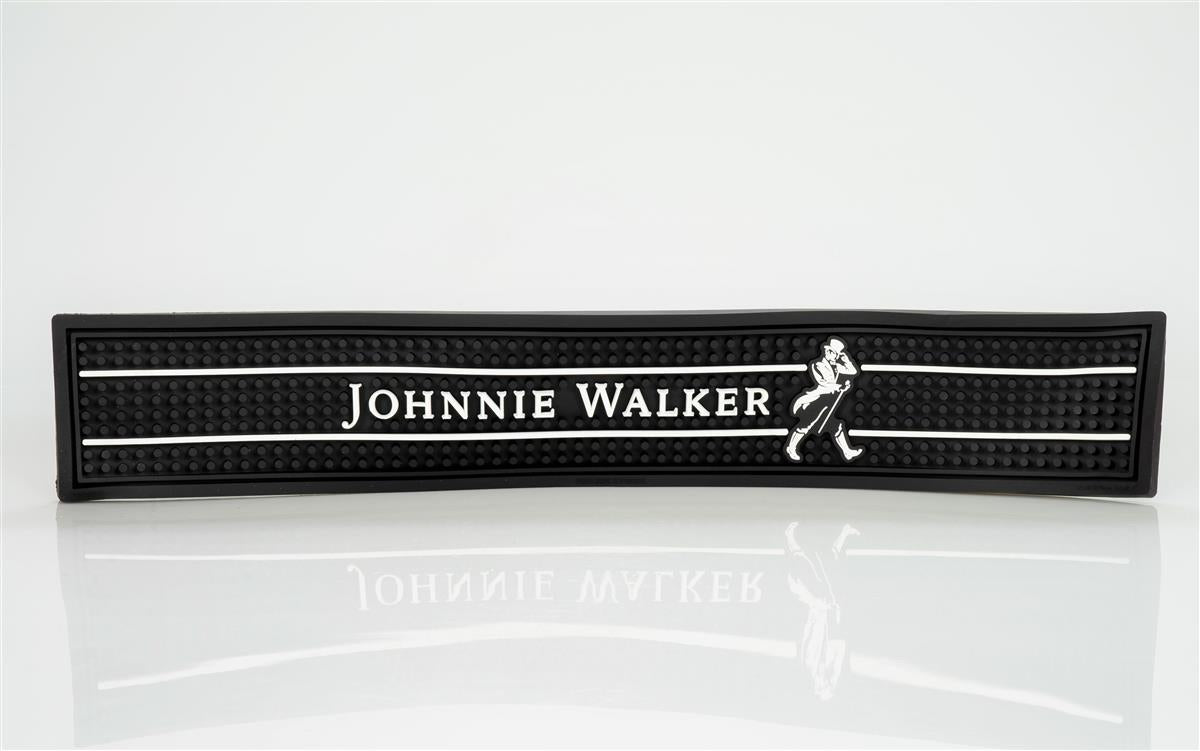 Johnnie Walker Bar Mat 53x9x1cm Drip Mat Runner Glasses Gastro Counter Bar