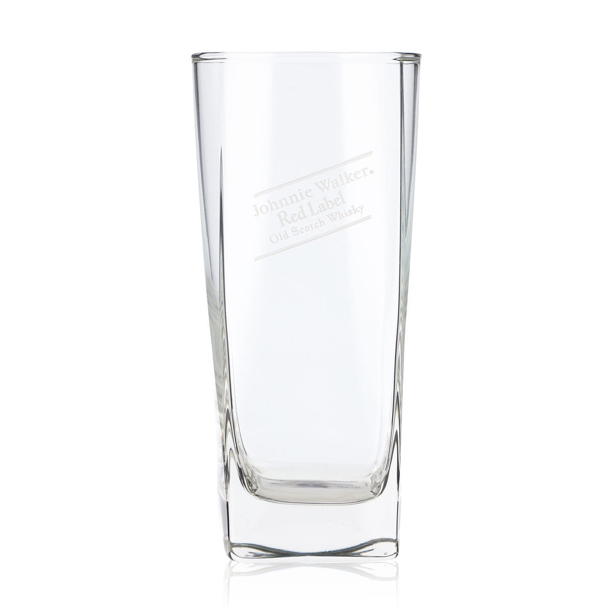 Johnnie Walker Whiskey Glass, Long Drink, 0.333 L, Square Base, Red Label