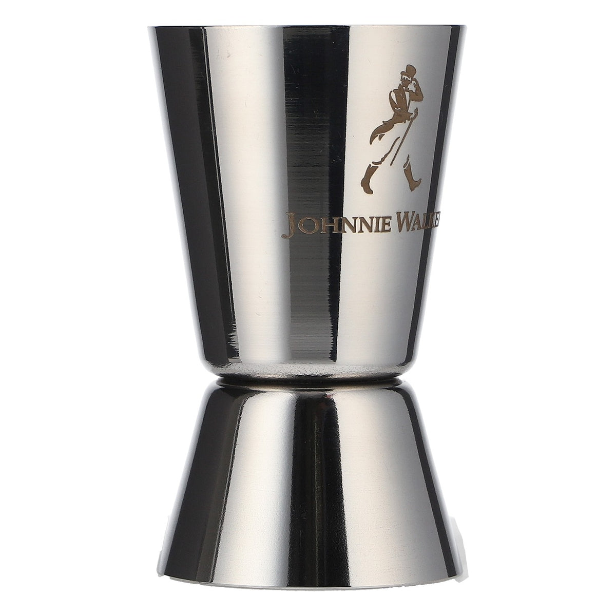 Johnnie Walker Whiskey Jigger Measuring Cup Bar Accessories Silver Stainless Steel – View 2