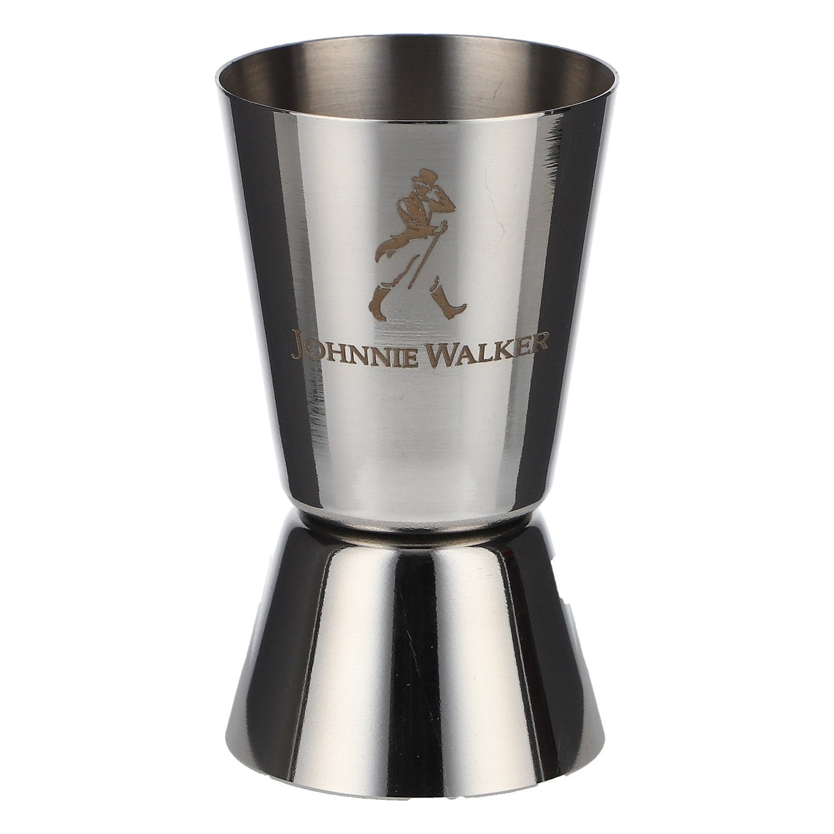 Johnnie Walker Whiskey Jigger Measuring Cup Bar Accessories Silver Stainless Steel – View 4