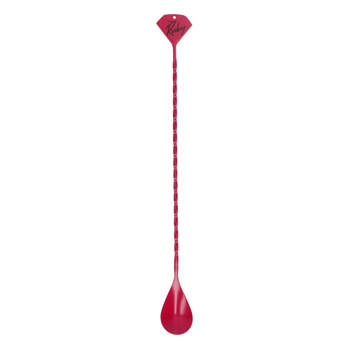 Johnnie Walker Whiskey Bar Spoon Stirrer Bar Accessories Twisted Black Ruby – View 2