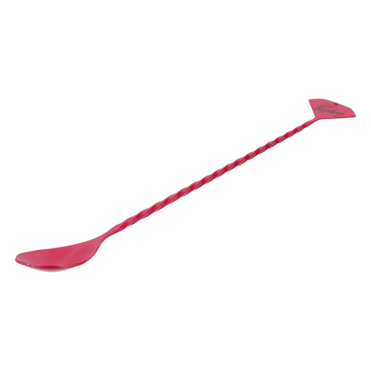 Johnnie Walker Whiskey Bar Spoon Stirrer Bar Accessories Twisted Black Ruby – View 3