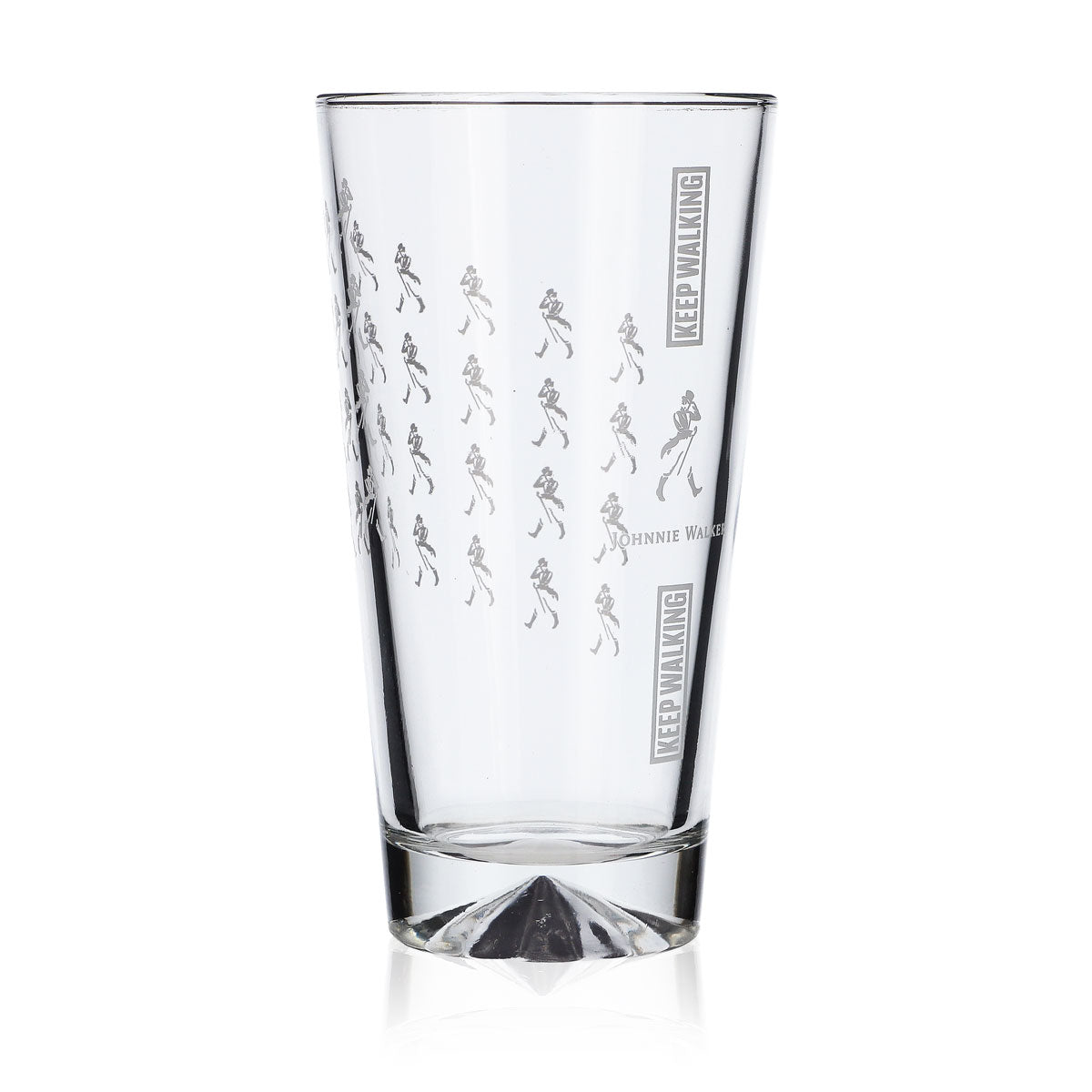 Johnnie Walker Whiskey Glass / Glasses Long Drink Glass "Keep Walking" – View 2