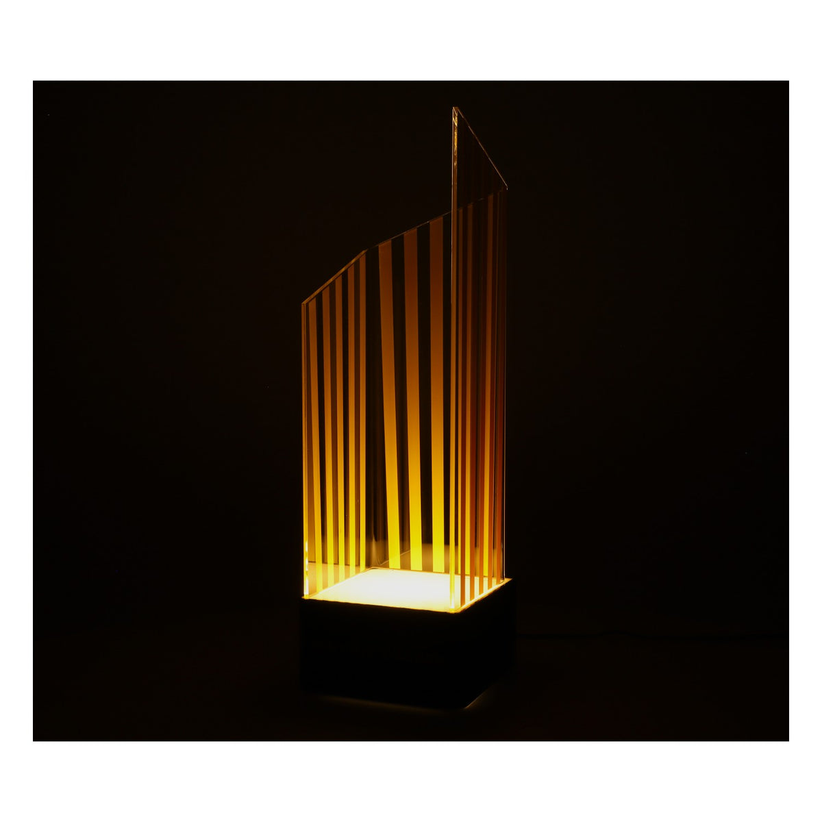 Johnnie Walker Whiskey LED Glorifier Neon Sign Black/Orange incl. Power Supply