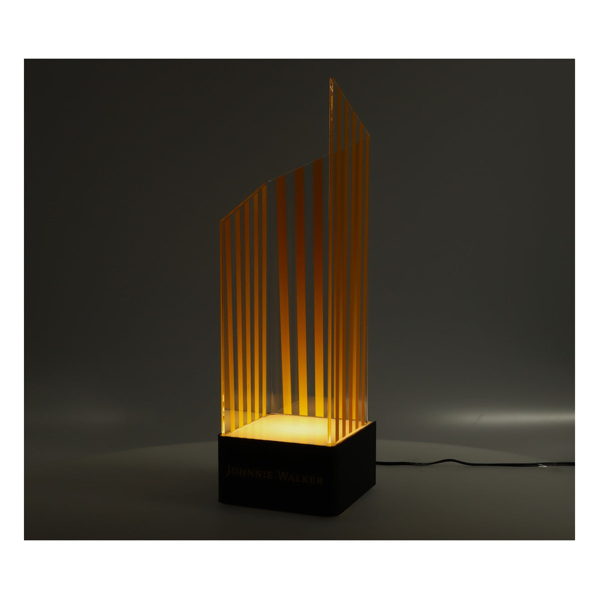 Johnnie Walker Whiskey LED Glorifier Neon Sign Black/Orange incl. Power Supply – View 7