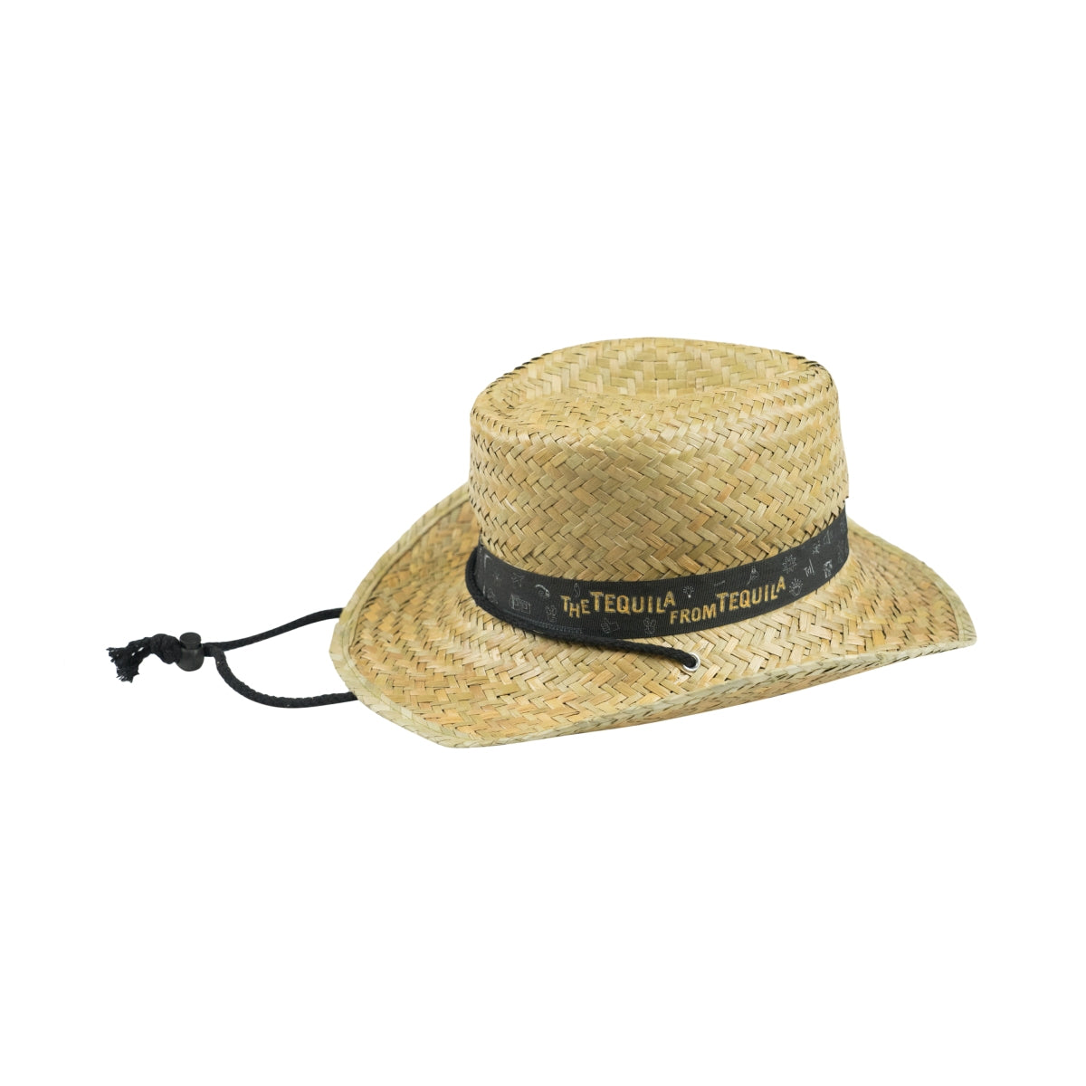 Jose Cuervo Straw Hat Straw Hat Cordel Hat String Cap Summer Sun – View 2