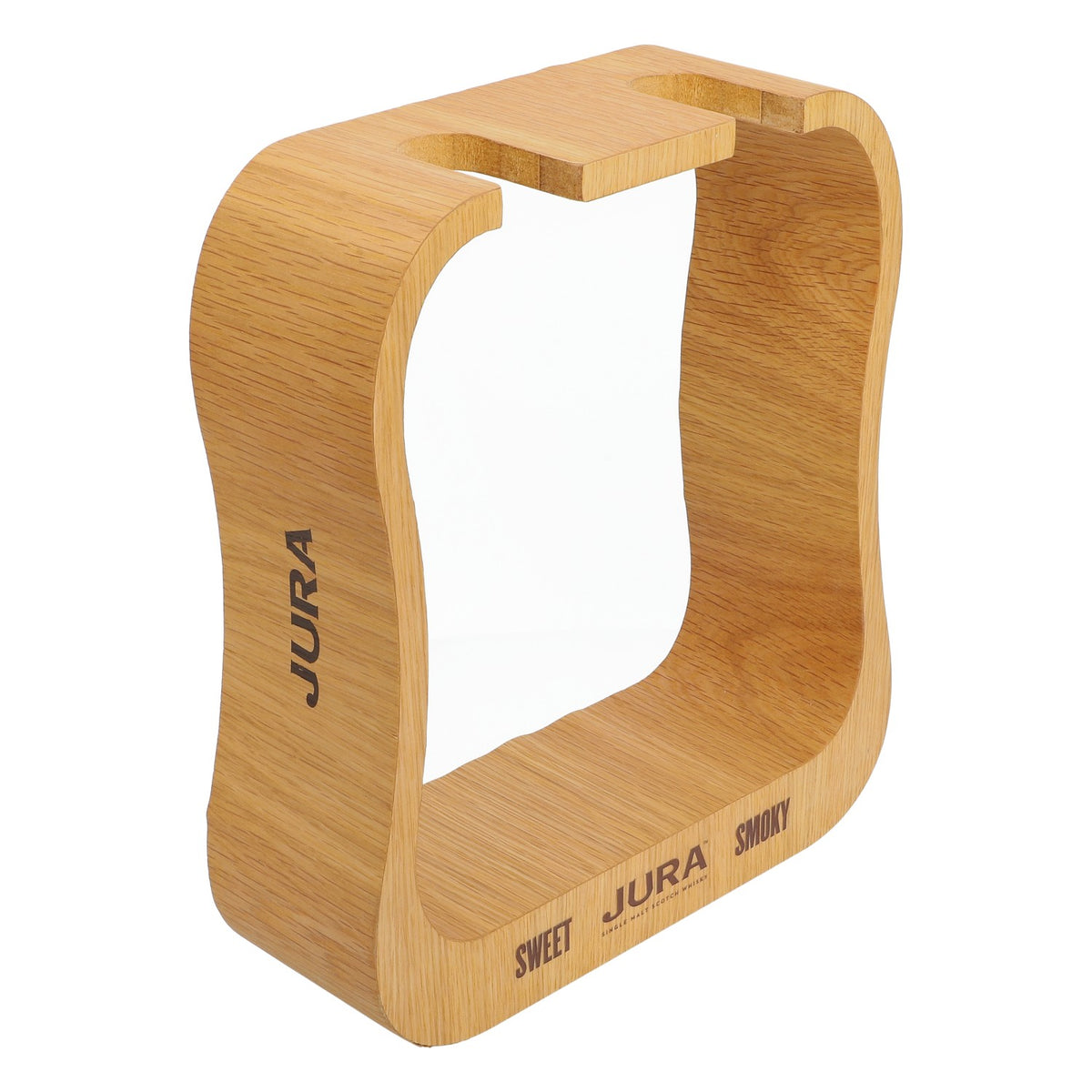 Jura Whiskey Real Wood Bottle Holder Silhouette Display Glorifer – View 4
