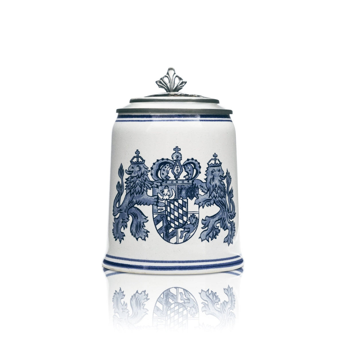 Kaltenberg Collector Glass 0.5l Clay Jug Tankard Prince Regent Luitpold Pewter Lid Bar – View 2