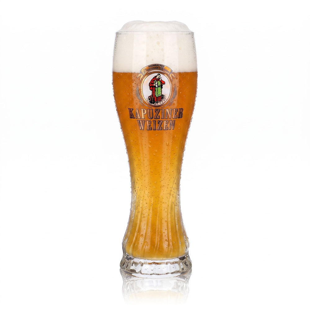 Kapuziner Beer Glass, 0.5 L, Mug, Wheat, Relief, Sahm
